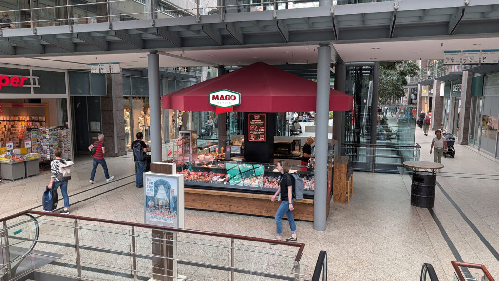 Mago Berlin im Forum Köpenick Berlin, Stand in der Mall