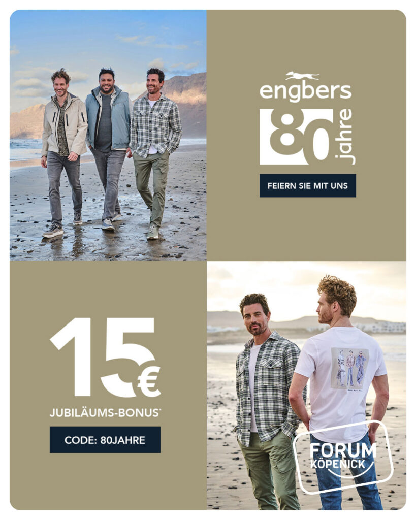 Engbers Angebot im Forum Köpenick - 80 Jahre