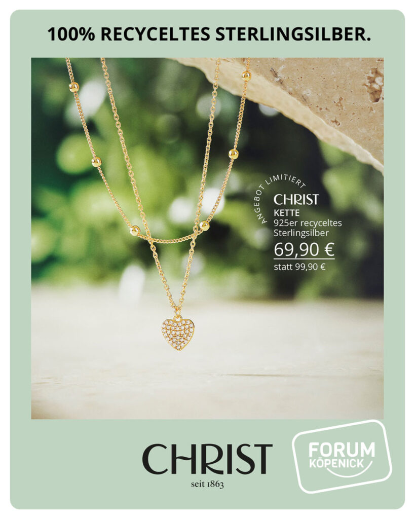 Christ Angebot im Forum Köpenick Berlin - Silberschmuck Aktion
