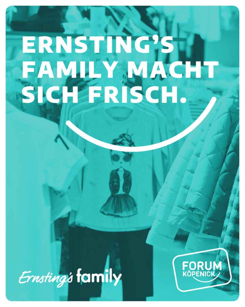 Ernsting’s Family modernisiert im Forum Köpenick