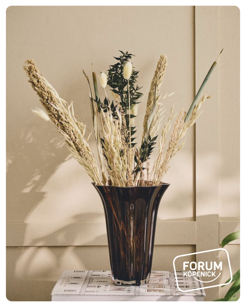 Glasvase von Søstrene Grene in Mocha im Forum Köpenick