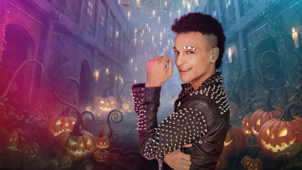 Prince Damien im Halloween-Motiv für die Geisterparty 2026 im Forum Köpenick